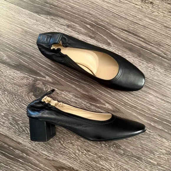 🦋 Everlane 🦋 The Day Heel Black Size 8